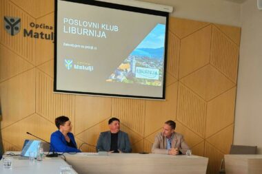 Ingrid Debeuc, Mauro Štefančić i Zoran Kinkela / Foto: Općina Matulji