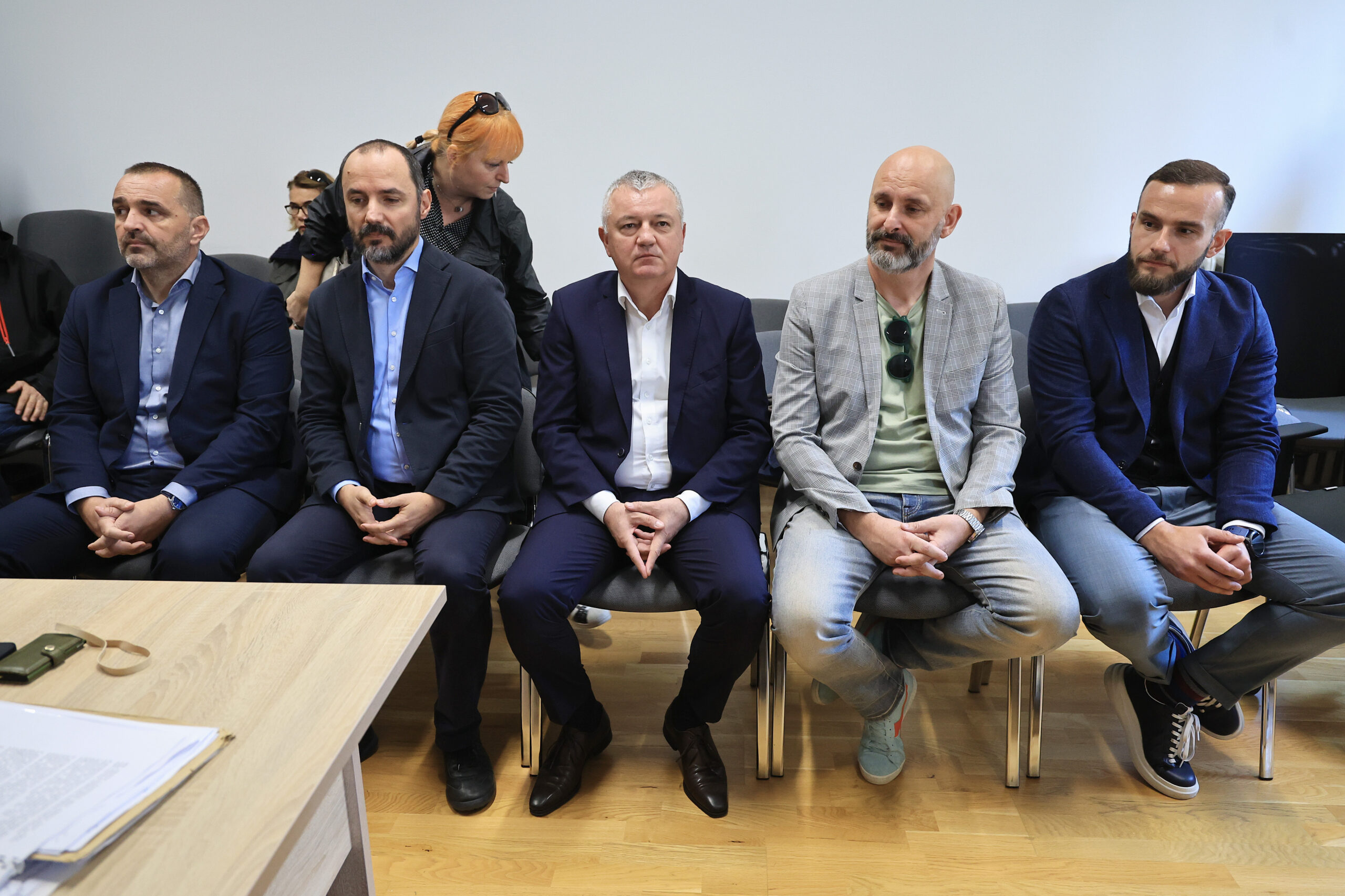 Negiraju krivnju - Damir Juzbašić, Boris Milošević, Darko Horvat, Tomislav Tolušić i Josip Aladrović / Foto Marko Prpic/PIXSELL