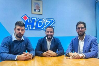 Aleksandar Đebnar (HDZ Lovran) , Domagoj Tramontana (HDZ Opatija) i Jurica Nekić (HDZ Kastav) - tri izabrana predsjednika