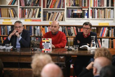 Vuk Perišić, Ivo Goldstein i Seid Serdarević / Foto Nikola Blagojević