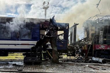 Foto Press service of the State Emergency Service of Ukraine in Sumy region/Handout via REUTERS
