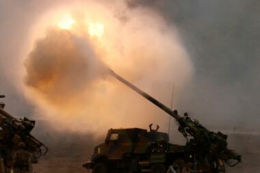 Samohodna haubica Caesar / Foto REUTERS/Manon Cruz