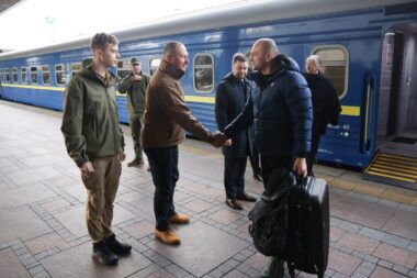 Ministar Ivan Anušić u službenom posjetu Ukrajini / Foto: MORH/ J. Šeri