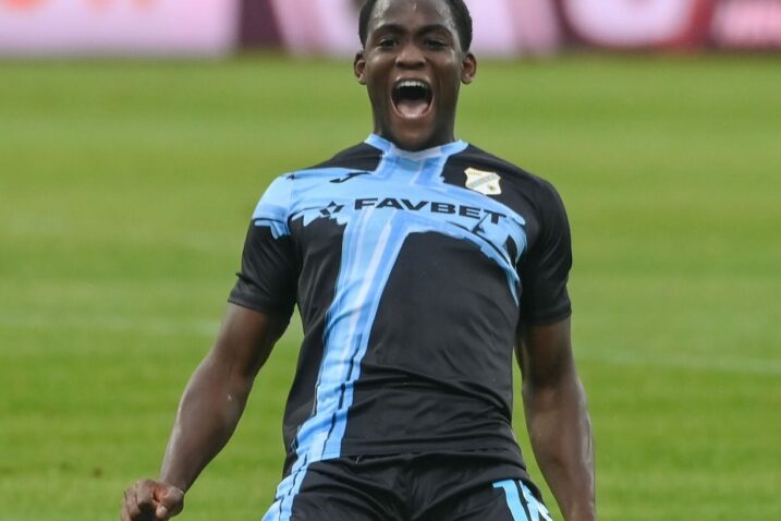 Daniel Adu-Adjei efektno je zabio protiv Gorice/Foto HNK Rijeka