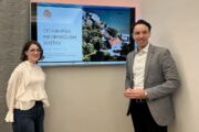 Francesca Gržinić Kuljanac i Fernando Kirigin na prezentaciji novog GIS-a
