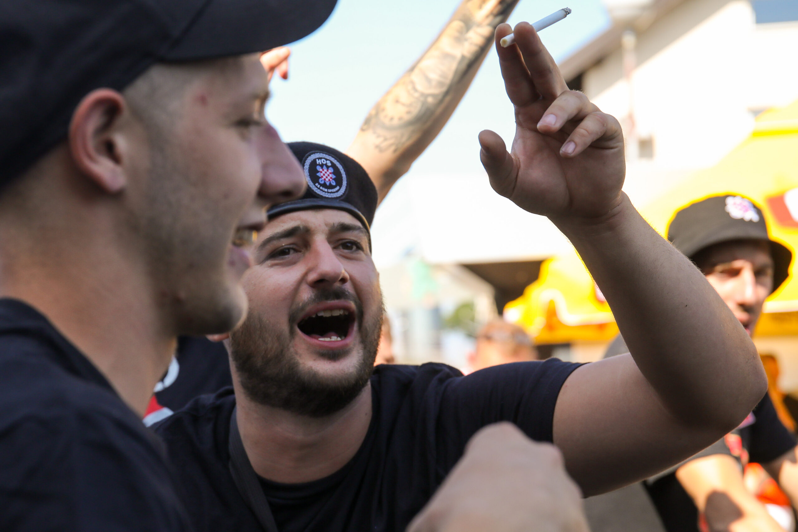 Loženje uoči Thompsonovog koncerta u Zagrebu / Emica Elvedji / PIXSELL