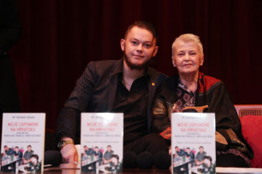 Matheo Nicolier i Lyliane Fournier, nećak i majka Jean Michael Nicoliera / Ivana Ivanovic/PIXSELL