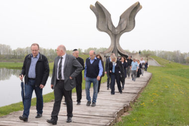 Koordinacija židovskih općina Republike Hrvatske u jednoj od komemoracija za žrtve jasenovačkog logora. Foto: Nikola Čutuk/PIXSELL