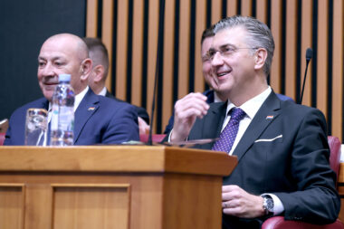 Andrej Plenković u Saboru / Patrik Macek/PIXSELL