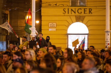 Prosvjed za Palestinu u Zagrebu / Photo: Marko Juric/PIXSELL