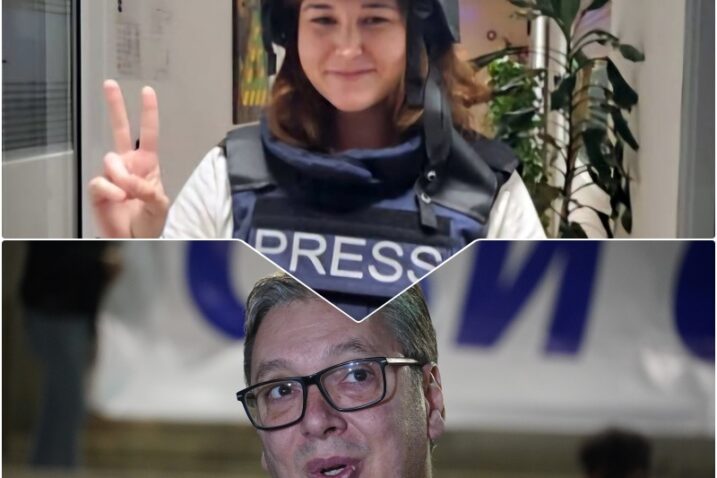Christina Assi, ratna reporterka u punoj opremi / Aleksandar Vučić predsjednik na rubu između rata i mira / Collage / UN News / Pixsell