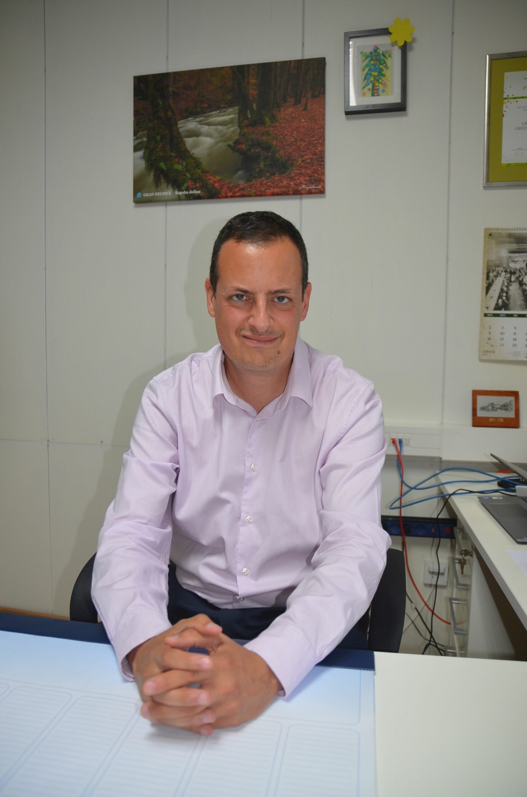 Igor Pleše, gradonačelnik Delnica / Snimio: Marinko Krmpotić