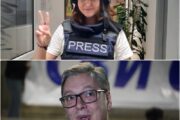 Ratna reporterka Christina Assi / Aleksandar Vučić predsjednik na rubu rata i mira / Collage /UN NewsPhoto: M.M./ATA images/PIXSELL