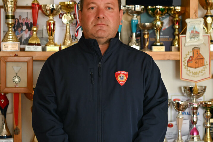 Saša Gorupić, predsjednik Dobrovoljnog vatrogasnog društva Skrad / Snimila: Ana KRIŽANEC