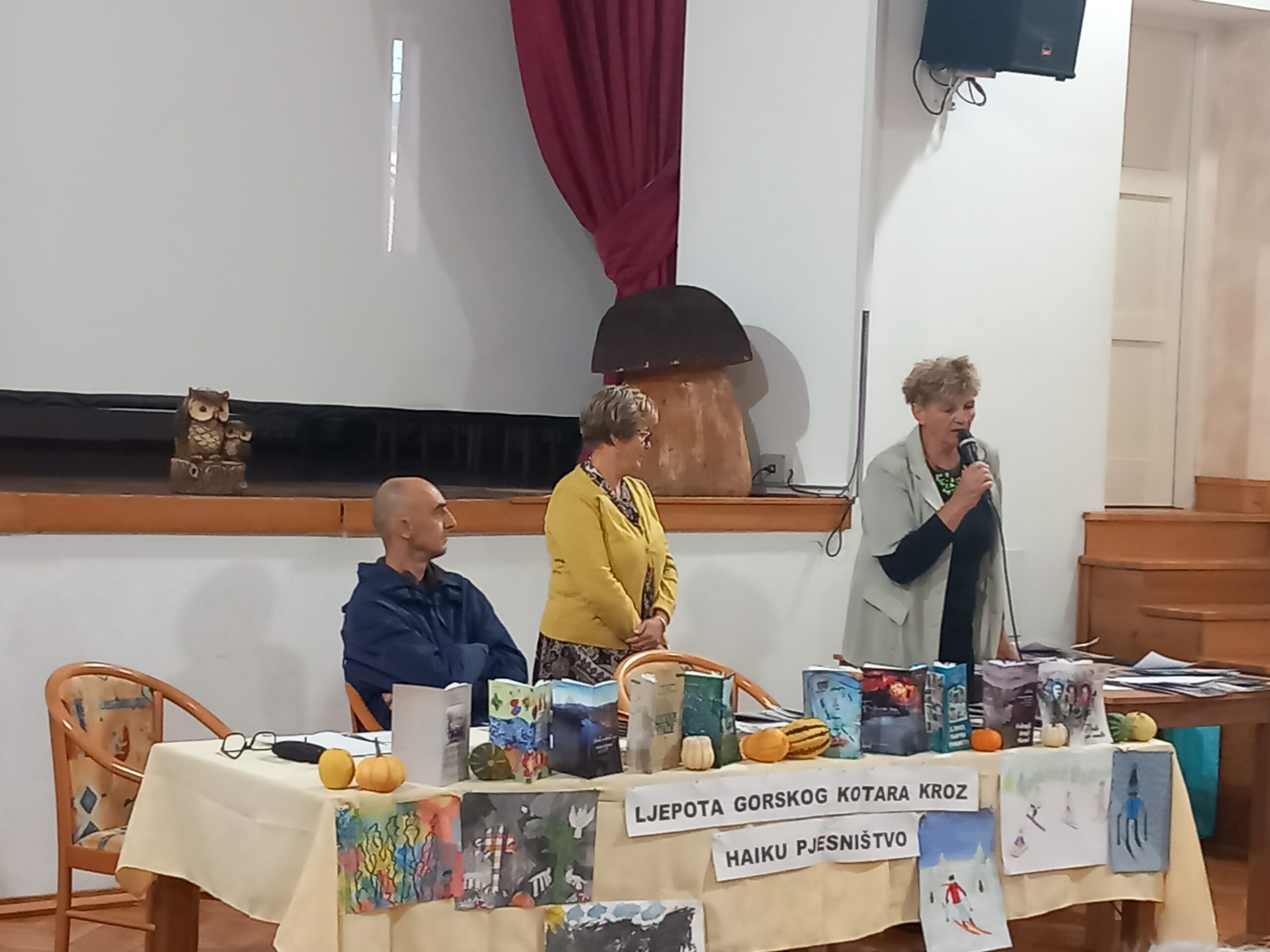 Andrej Zbašnik, Dijana Arbanas i Slavica Grgurić Pajnić na otvaranju susreta u Mrkoplju / Foto: J. ŠEPAC