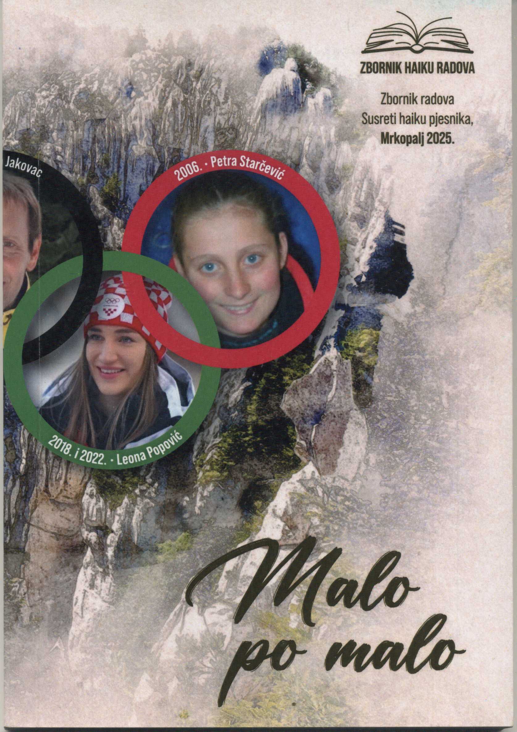 Naslovnica "Malo po malo", zbornika XI susreta haiku pjesnika u Gorskom kotaru