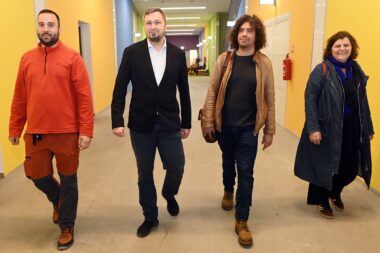 Preobrazba industrijske hale u centar novih tehnologija - Ljubomir Pozder, Iurii Polishchuk, Bernard Šešo, Marta Berčić / Foto Marko GRACIN