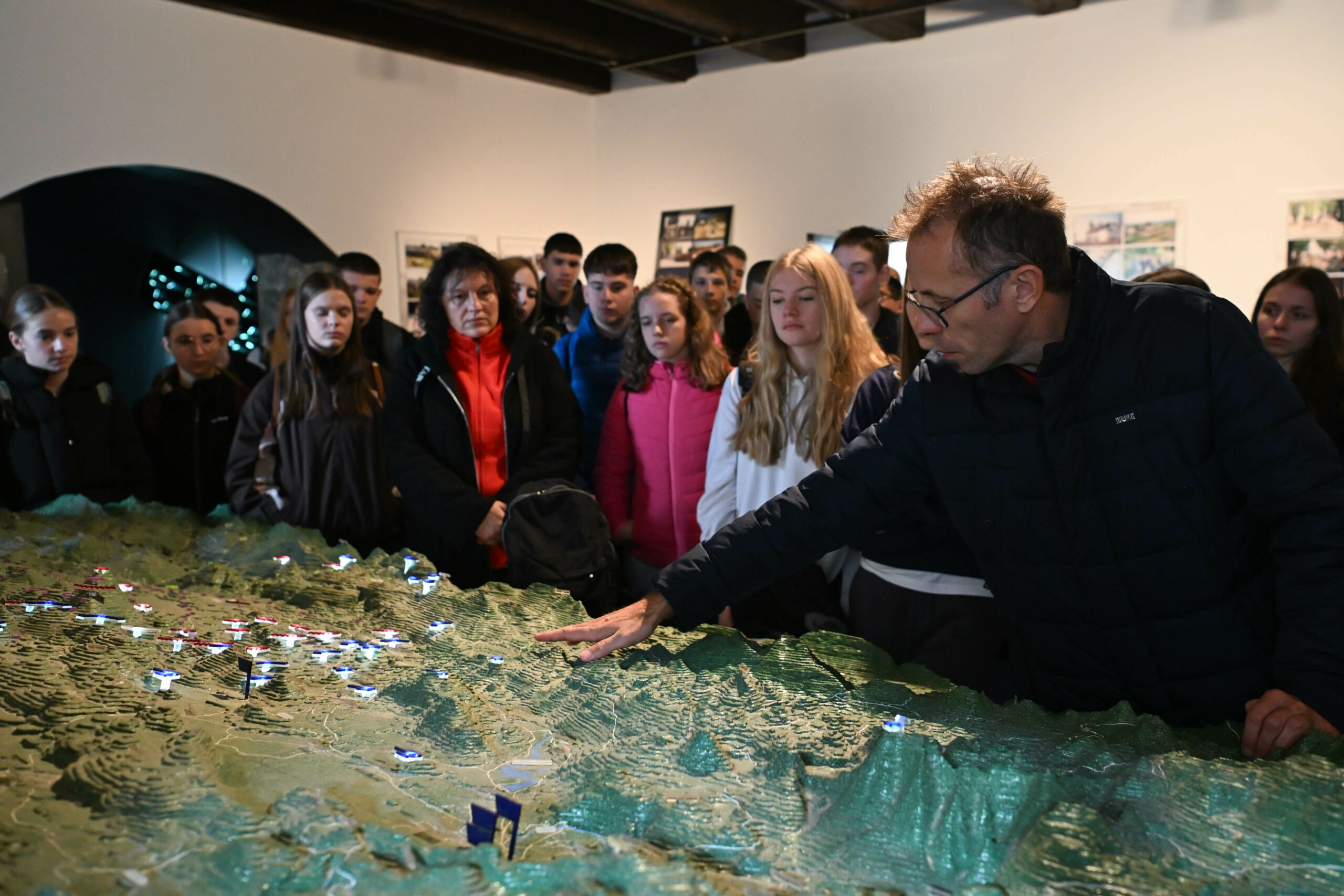 O ogulinskom ratištu pričao je kustos Zdravko Puškarić / Foto: Ana KRIŽANEC