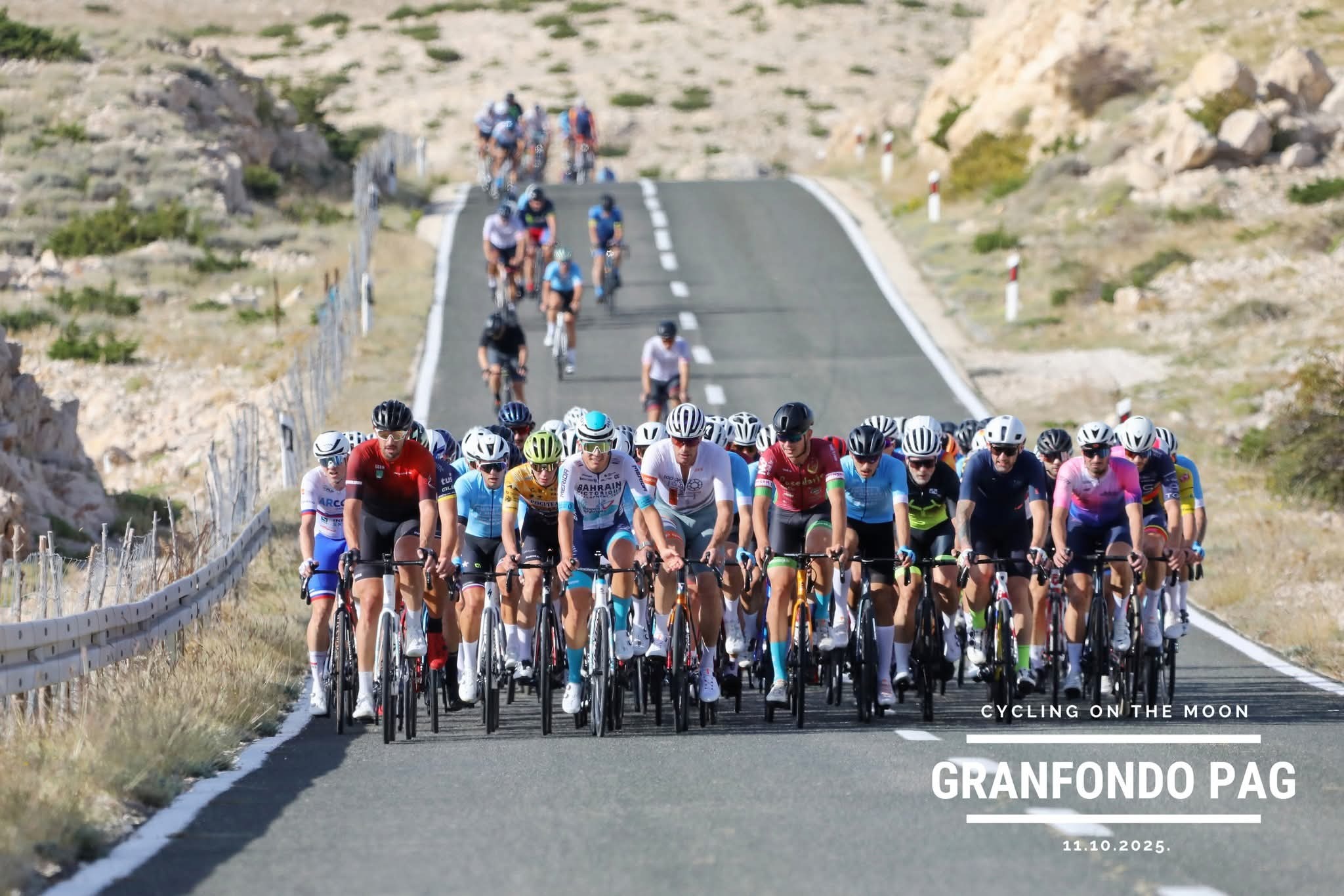 Novalja je bila domaćin i velikog biciklističkog maratona Granfondo Pag - Cycling on the Moon / Foto: TZG Novalje