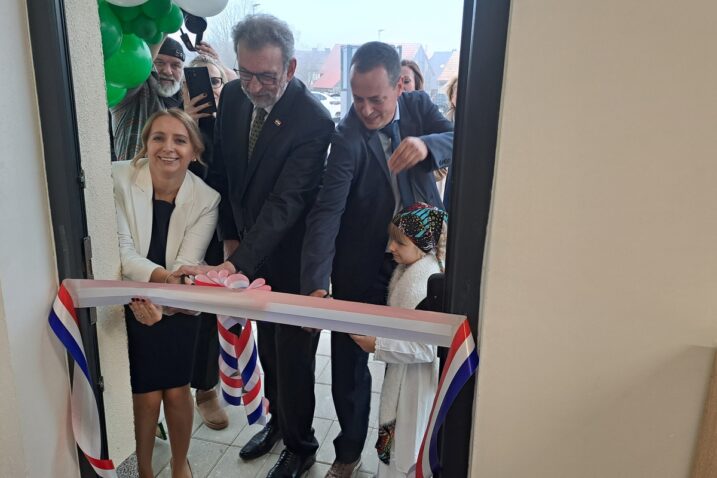 Karmela Rački, Radovan Fuchs i Igor Pleše otvorili su novu zgradu DV Hlojkica / Foto Marinko Krmpotić