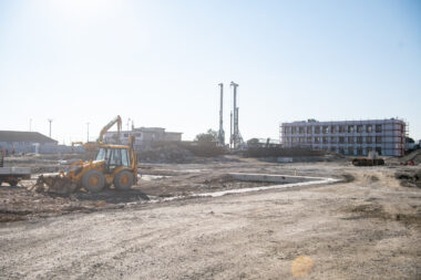 Najvidljiviji dio novog pročistača je upravna zgrada koja je u najvećoj mjeri dovršena / Foto Nikola BLAGOJEVIĆ