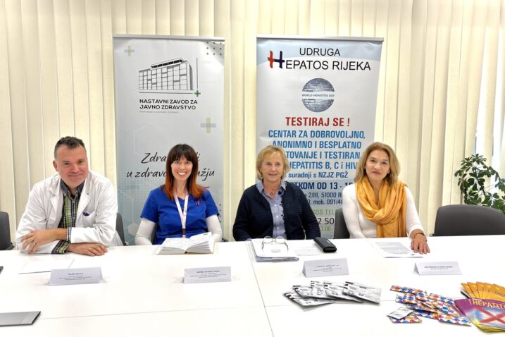 Predstavili program tjedna testiranja - Marko Batista, Andrea Petaros Šuran, Danijela Lakošeljac i Ana Martinez di Monte Muros