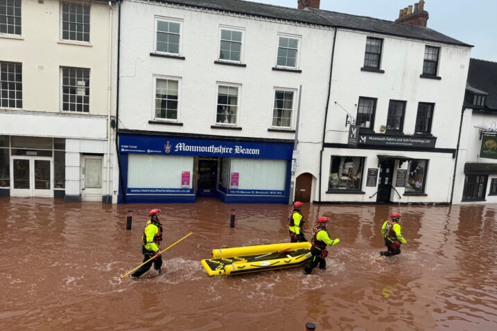 Poplava na jugu Walesa / Reuters
