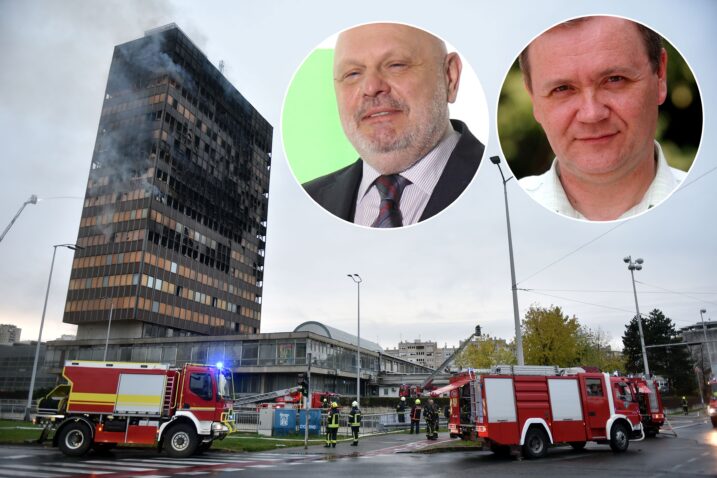 Zgrada Vjesnika uništena u požaru / Renato Ivanuš, Branko Podgornik / Foto Novi list, Pixsell