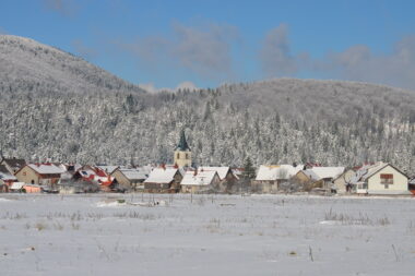 Snježni pozdrav iz Delnica / Foto Marinko Krmpotić