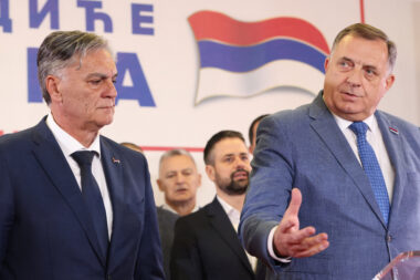 Siniša Karan i Milorad Dodik / Foto: Reuters