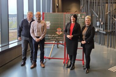 Denis Mladenić, Dominik Damiš, Sanja Udović i Marina Jurić