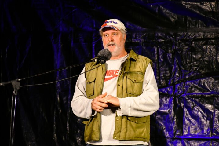 Enio Meštrović u Loparu / Foto D. ŠANIĆ