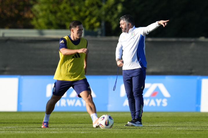 Giacomo Raspadori i Gennarot Gattuso/Foto REUTERS