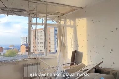 Foto Andrey Kravchenko head of Novorossiysk via Telegram/Handout via REUTERS