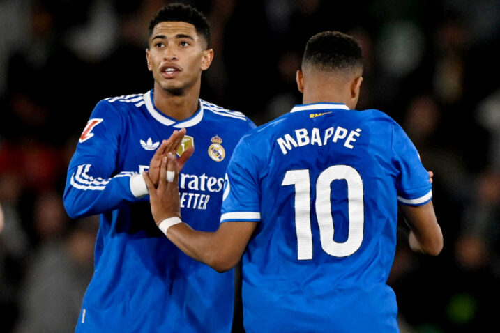 Jude Bellingham i Kylian Mbappe/Foto REUTERS