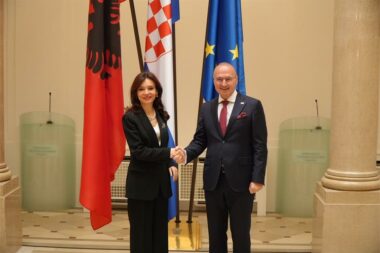 Elisa Spiropali i Gordan Grlić Radman / Foto MVEP