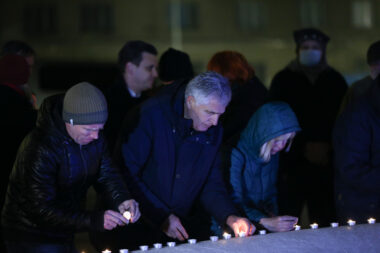 Antifašistička lige RH i lani je organizirala skup sjećanja na zlokobnu Kristalnu noć. Velik broj građana odazvao se skupu na zagrebačkom Trgu žrtava fašizma / Foto: Luka Batelić /PIXSELL