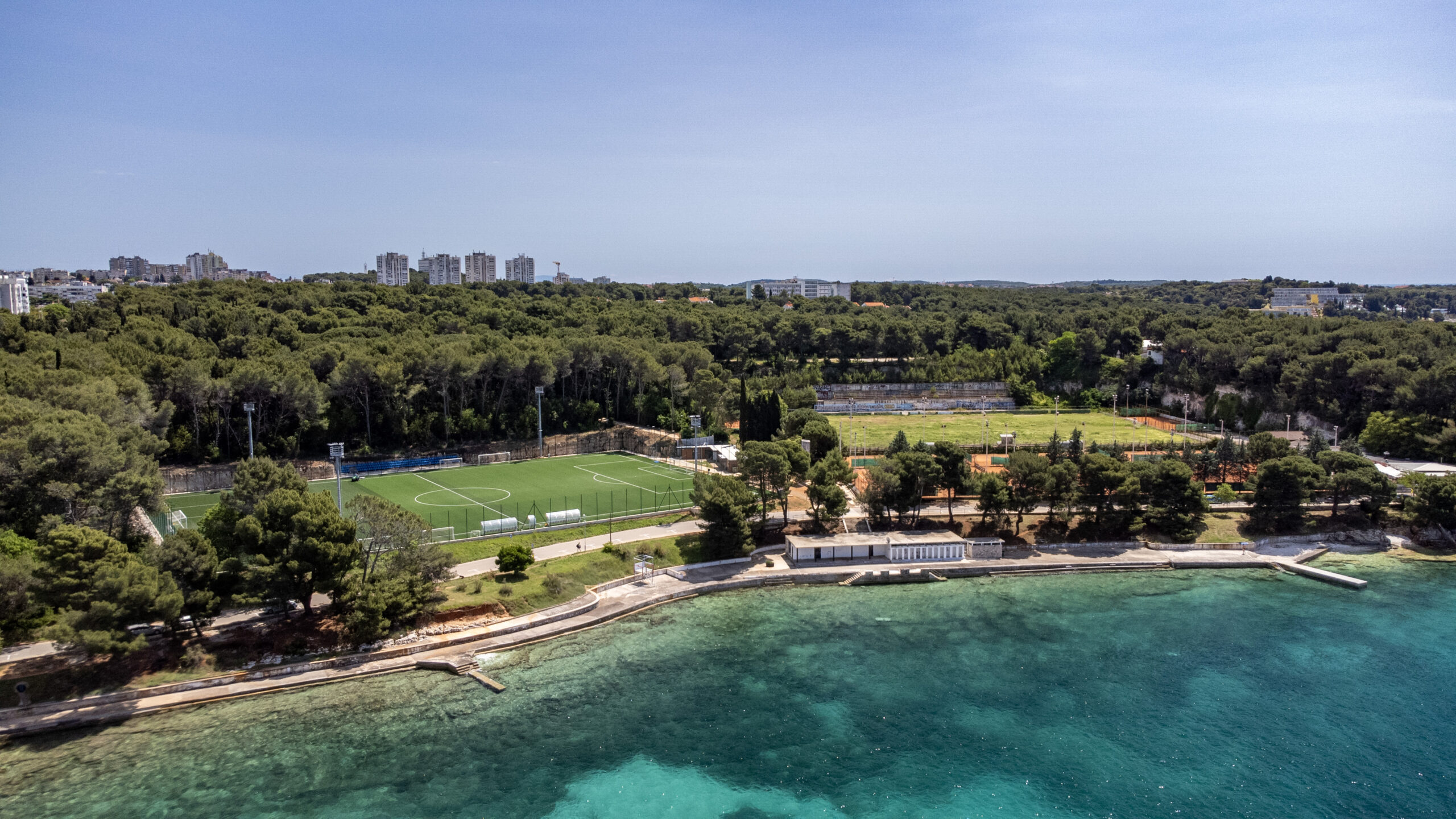 Lokacija sporne gradnje hotela / Srećko Niketić/PIXSELL