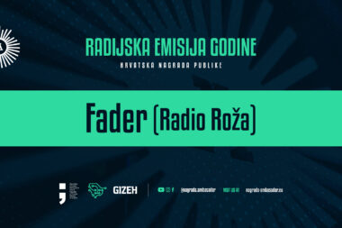 Prema glasovima publike radijskom emisijom godine proglašen je "Fader" Radio Rože
