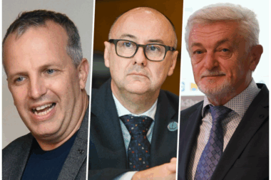 Marin Karuza, Goran Hauser i Davor Vašiček / Foto NL arhiva