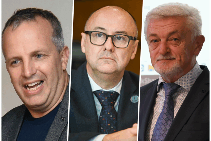 Marin Karuza, Goran Hauser i Davor Vašiček / Foto NL arhiva