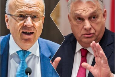 Koen Lenaerts vs. Viktor Orban / collage Belgan News Agency / Reuters / Jonathan Ernst