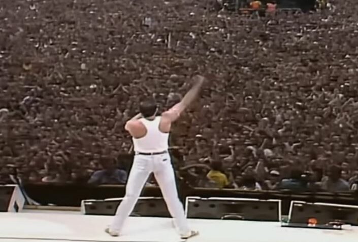 Freddie Mercury Live Aid, Foto: YouTube/Screenshot