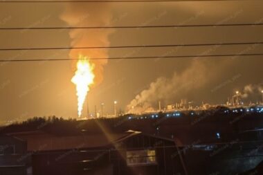 Ruska rafinerija Kstovo nakon napada dronovima