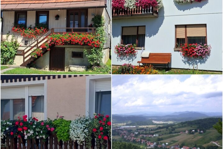 U Ravnoj Gori tijekom listopada, nagrade za najljepše balkone i okućnice