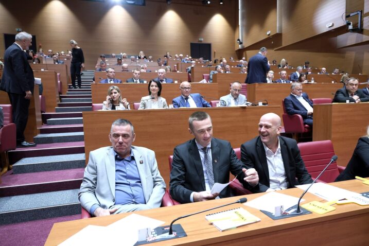 Stipo Mlinarić i njegovi stranački kolege ne brinu da bi ih HDZ mogao tek tako odbaciti / Foto Patrik Macek/PIXSELL