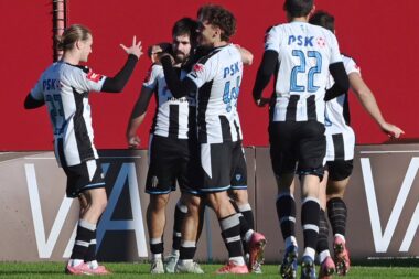 Nogometaši Opatije slave pobjedu u gradskom derbiju/Foto M. GRACIN