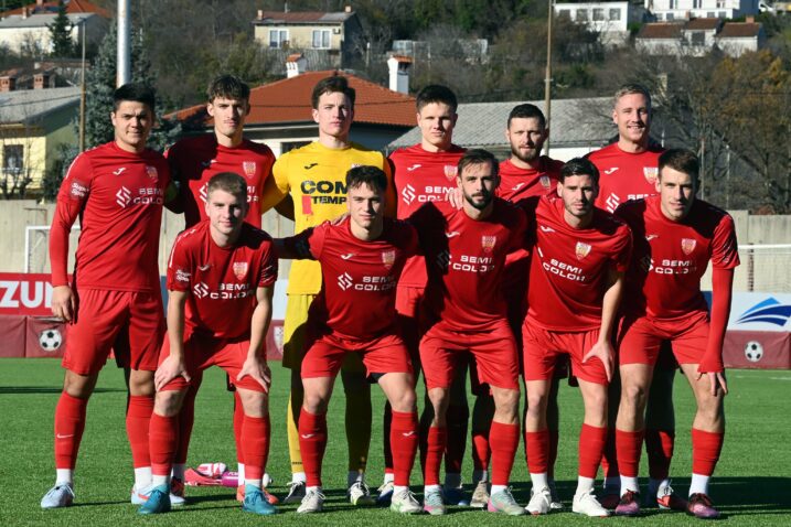 Nogometaši Grobničana uoči utakmice s Uljanikom/M. GRACIN