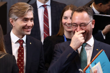 Belgijski šef diplomacije Maxime Prevot (desno) / REUTERS/Yves Herman 