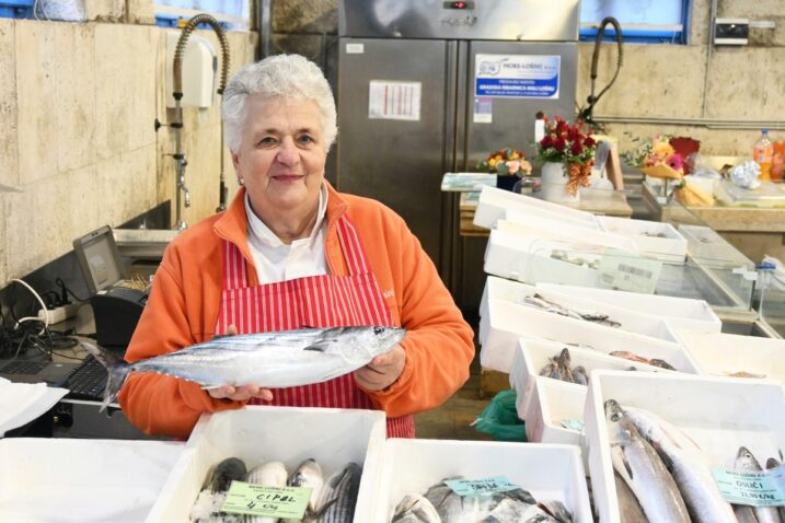 Teta Jožeta, odnosno Giuseppina Bačinić, posljednji dan na radnom mjestu / Foto Bojan Purić